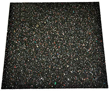 Gummimatte Waschmaschine - Anti-Vibrationsmatte HxBxT: 600x600x15mm (Marke: Szagato) (Antirutschmatte Bautenschutzmatte Gummigranulatmatte Kofferraummatte)