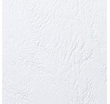 GBC Einbanddeckel, A5, LeatherGrain Karton, 100 Stück, weiß