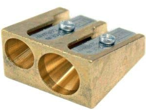 Mobius + Ruppert (M+R) - Temperamatite in ottone, 4 forme, prodotto in Germania, migliore al mondo (603 – doppio cuneo)