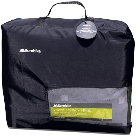 Eurohike Universal Tent Carpet, Triple Layer, Fleece Upper with Foam Mid-Section, Waterproof Base, with Carry Bag, for Camping (Small (200 x 215cm))