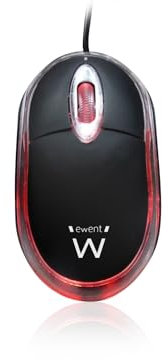 Ewent Mini Mouse Ottico - 1000dpi - Cavo da 1,15 m
