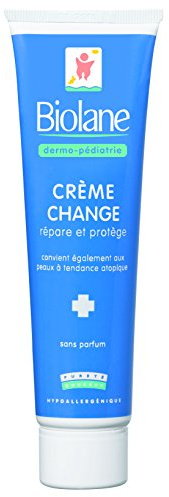 Biolane – Crème Change Dermo-Pédiatrie – Irritation rougeurs de l'épiderme fessier de bébé – Sans parfum – 100 ml