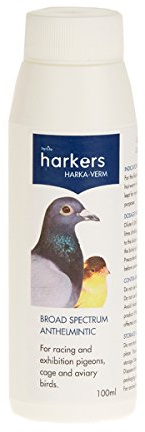 Petlife HARKERS harka-verm Liquid Desparasitación Tratamiento para Paloma, 100 ml