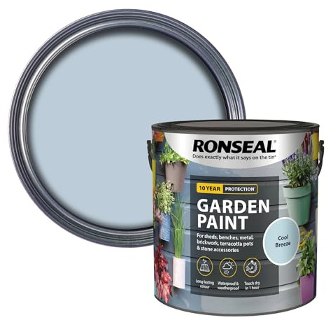 Ronseal RSLGPCDB25L GPCDB25L Garden Paint Cool Breeze 2.5 Litre