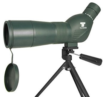 TS Optics Zoom Spektiv 15-45 x 60 mit Tischstativ, TSSP60Ya + FT01