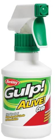 Berkley Gulp ! Alive!® Attractant - Spray Puissant pour appâts Souples, appâts durs et appâts Vivants - Améliore l'attrait de l'appât pour la pêche au prédateur, 8oz, écrevisse