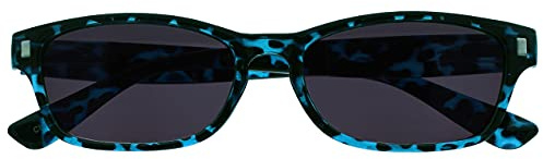 OPULIZE Blu Tartaruga Lettori Sole Occhiali Da Lettura Uv400 Uomo Donna Uvsr005 +1,50-50 Gr