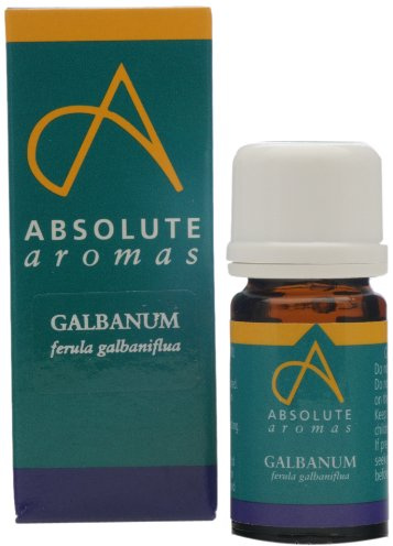 Absolute Aromas Galbanum Essential Oil (2ml) - 100% Pure, Natural, Undiluted, Vegan and Cruelty-Free - for use in Diffusers, Aromatherapy Blends and Incense - Ferula Galbaniflua