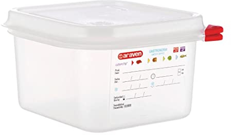 Araven DL980 Food Container, 16.2 cm Item Length (Pack of 4)