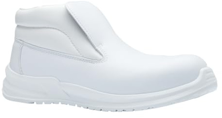 Blackrock Slip-On Safety Work Boots, Men and Women, Steel Toe Cap, Chef, Nursing, Orthopedic, Hygiene, Catering, Kitchen. Utility Footwear, Anti-Slip Work Shoes - Size 7