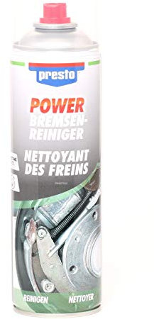 PRESTO BREMSENREINIGER TEILEREINIGER BREMSE REINIGER BRAKE BREMSENSPRAY SPRAYDOSE 500 ML