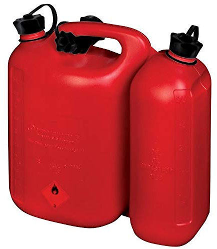 Kraftstoffkanister Doppelkanister H. 312mm B. 145mm L. 316mm Inhalt 5,5+3,0l