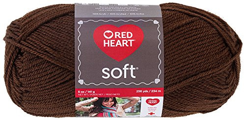 RED HEART Soft Yarn, Chocolate