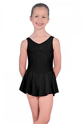 Roch Valley Sleeveless ISTD Junior Lycra Leotard With Skirt