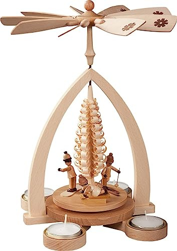 Richard Glässer pyramide enfants en hiver pour bougies chauffe-plats 15651