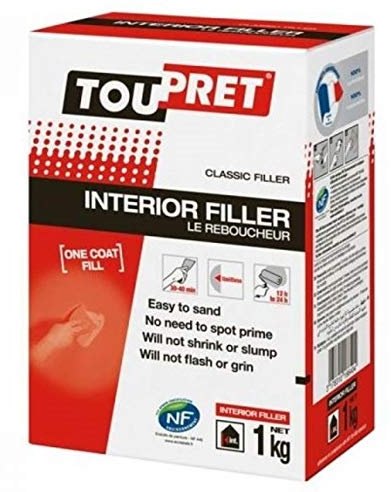 TOUPRET Interior Filler - Powder - Le Reboucheur 2KG - 86602
