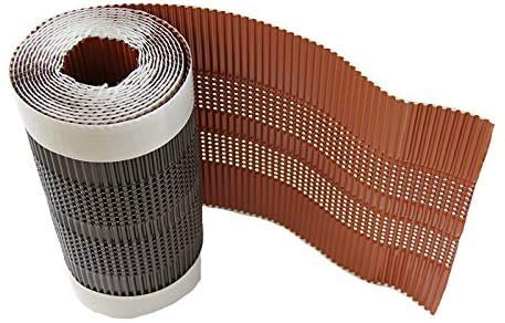 Premio 5m Aluminium Firstrolle/Gratrolle, Breite: 300mm, starke Haftung und hohe Flexiblität auch bei profilierten Dachziegel, Made in Germany, Farbe: rot