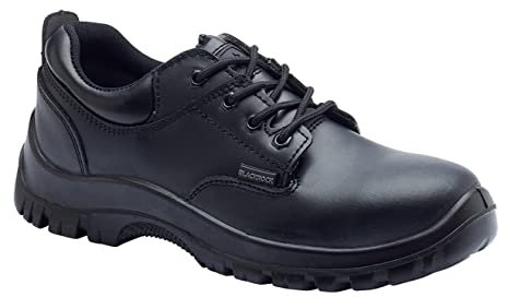 Blackrock Ultimate Safety Shoes, Steel Toe Cap, Water Resistant, Men, Womens, Lightweight, Work, Workwear, Uniform Footwear, Black, Wide Fit, Slip Resistant, Non Slip - Size 6