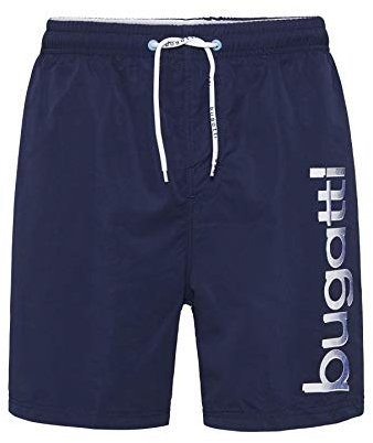 Bugatti - Herren Badeshort in Marineblau, türkis oder schwarz, Marineblau, XL