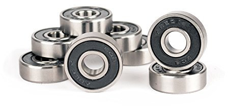 JUCKER HAWAII Longboard Skateboard Kugellager/Bearings ABEC 9 Schwarz