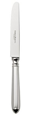 Robbe & Berking Cuchillo de menú Navette (chapado macizo en plata con 150 g)