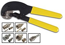 Toolland Pince polyvalente pour connecteurs F et BNC, l'outil parfait pour des connexions précises