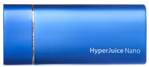 HyperJuice Nano Externer Akku für iPhone und iPod 1800 mAh inklusive USB Kabel (Blau)