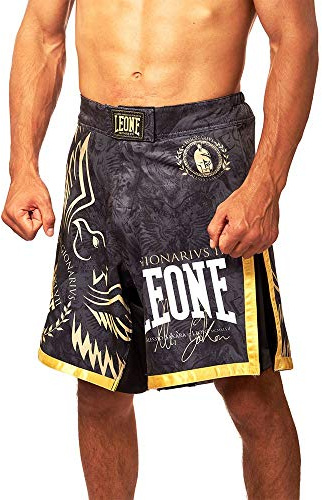LEONE 1947, Legionarivs II Pantaloncino MMA, Unisex – Adulto, Nero, XS, AB790