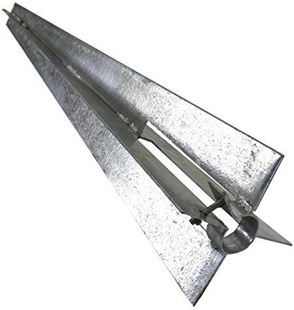 Estexo Home & Garden Bodenhülse Einschlaghülse Ø 34 mm Pfostenträger 50 cm für Zaunpfosten Gartenzaun