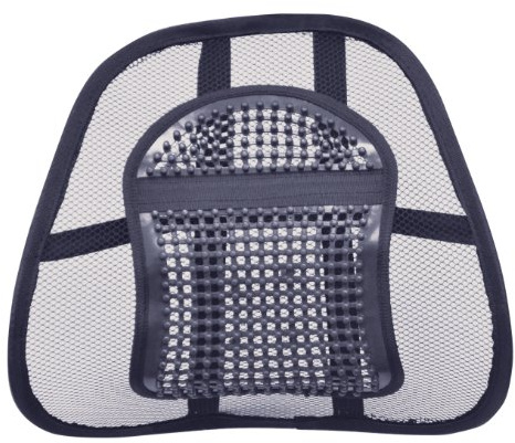 Air Flow Lumbar Support Cushion Relieves Pressure on the Spine Air Flow Mesh Fabric, Keep Cool Therapy/Orthopaedic Pillow, Back Support Office Chair Car Seat Reduce Tension in the Back
