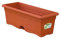 Plastiken Jardinière avec Support Terre Cuite polypropylène 80 x 20 cm