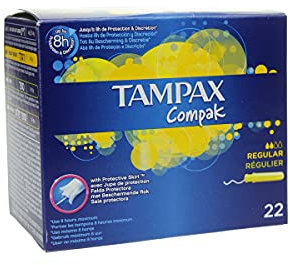 Tampax Reguläre Tampons Compak – 22 Stück
