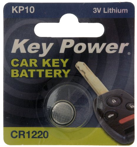 Key Power CR1220-KP Car Key Fob Lithium Battery 3 V
