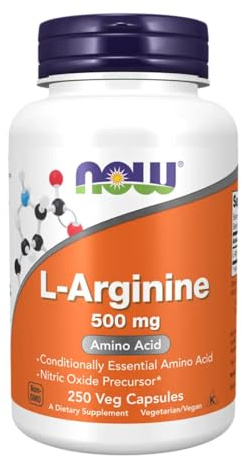 NOW Foods L-Arginine 500mg, 250 Capsules by Now Foods