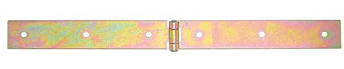 Gah-Alberts 315900 Box Hinge Raw Steel Length 400 mm Width 35 mm 3 mm Yellow Galvanised