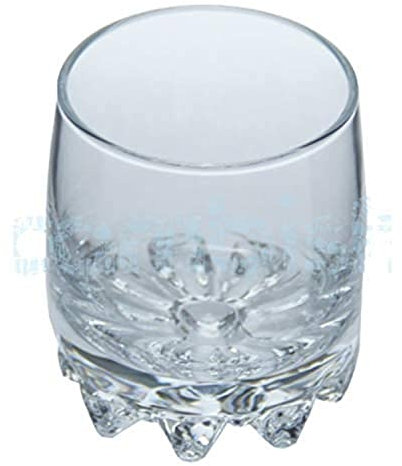 Dajar Trinkgläser Set, Glas, Transparent, 7,5 x 7,5 x 8 cm, 6-Einheiten