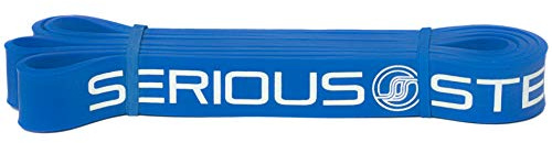 Serious Steel Fitness #3 Pull-Up Assist & Stretching Resistance Band (Size: 1.125 W, Resistance: 20-80Lbs) Pull-Up And Starter Band E-Guide Included Purple