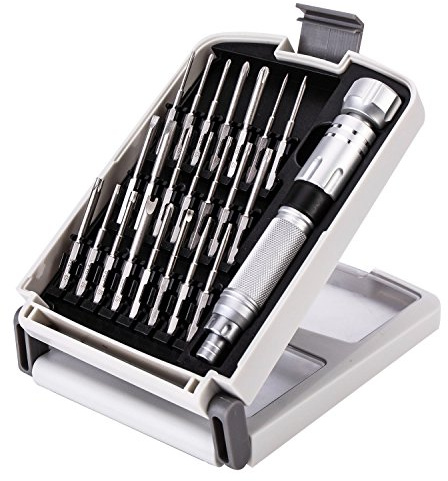 NANCH Small Precision Screwdriver Set for Electronics,22-in-1 Mini Screwdriver Set with 22 S2 Magnetic Screw Driver Bits and Extendable Handle,Multi-bit Tool Kit for Eyeglass Computer Laptop Watch