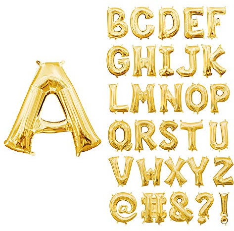 amscan 3307301 Folieballongsymbol, guld