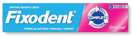 Fixodent Complete Original Denture Adhesive Cream, 2.4 Oz