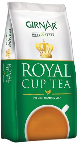 Girnar Royal Cup Tea | Premium Assam CTC Leaf Tea | Pure and Fresh | 250g Pouch