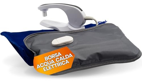 ELETTROCASA - Bouillotte Électrique Teporino - 6h de Chaleur - Bouillotte Éléctrique Chauffante Rechargeable Prête en 10 Min