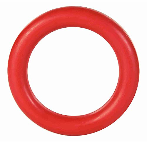 TRIXIE Robustes Hundespielzeug Ring, aus Gummi, zum Kauen – ø 15 cm | Robustes Spielzeug für intensiven Spielspaß – beschäftigt den Hund und fördert gesundes Kauverhalten im Alltag