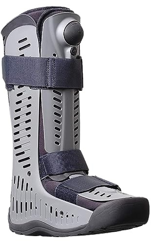 Ossur Rebound Air Walker Boot | Comfortable Walking Boot with Compression Straps & Air Pump Rocker Bottom | Walking Boot for Broken Foot, Walking Boot for Sprained Ankle (High Top, Medium)