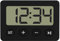 TFA Dostmann Digitalwecker, 60.2014.01, Timer und Stoppuhr, Weckfunktion, Gummibeschichtung, Schwarz,, L 59 x B 14 (30) x H 42 mm