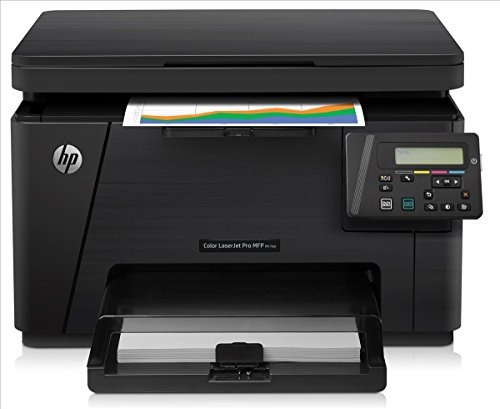 HP CF547A Color LaserJet M176n Stampante Multifunzione a Colori, Nero/Antracite