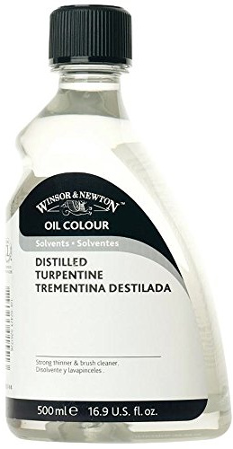 Winsor & Newton Oil & Alkyd Solvents English distilled turpentine 500 ml