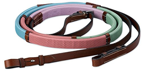 Kincade Pastel Rainbow Reins, Multi Pastel, 5/8x54