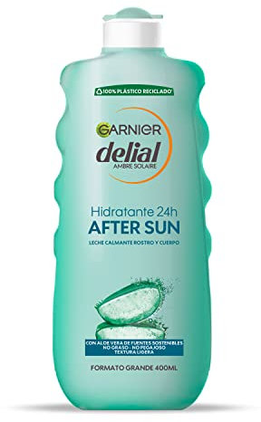 Garnier Delial After Sun Leche Hidratante Calmante con Aloe Vera Natural - 400 ml