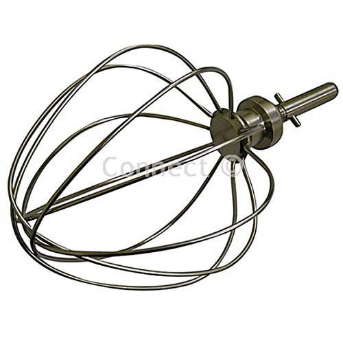 Kenwood 711982 Chef Balloon Whisk Stainless Steel New Circlip Shaft by Kenwood